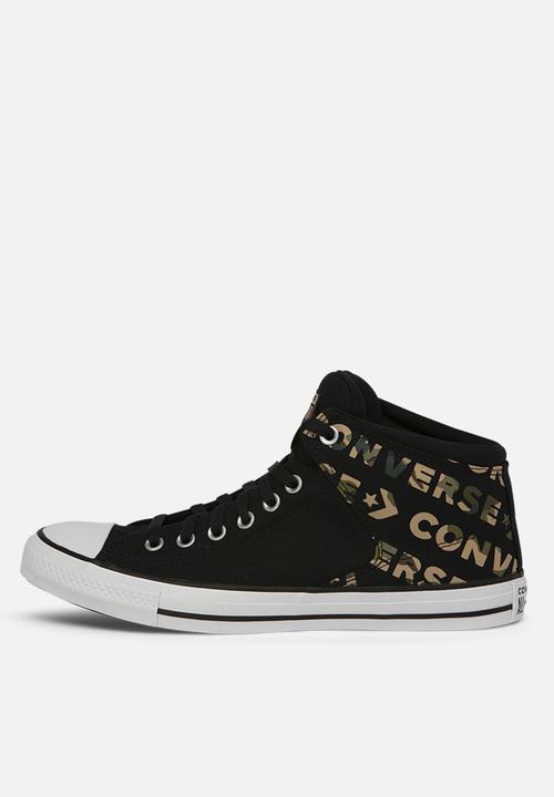 Converse - Chuck Taylor All Star street - wordmarkhiblack/desert khaki/white