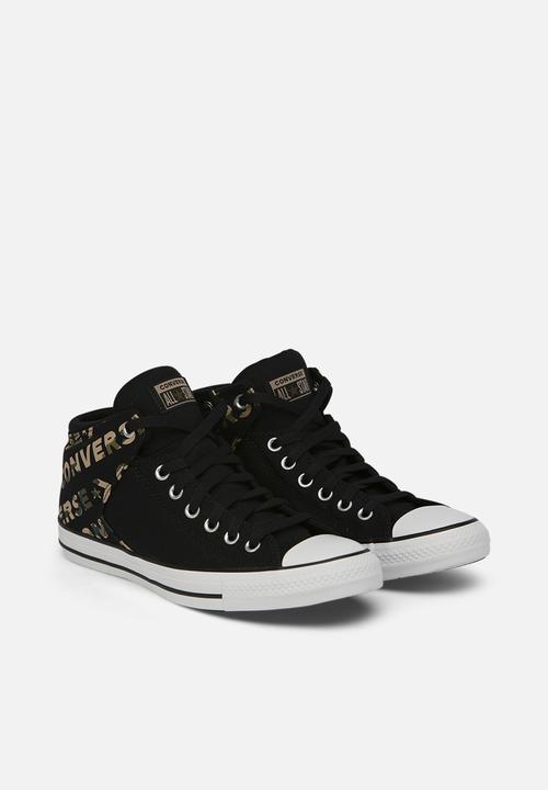 Converse - Chuck Taylor All Star street - wordmarkhiblack/desert khaki/white