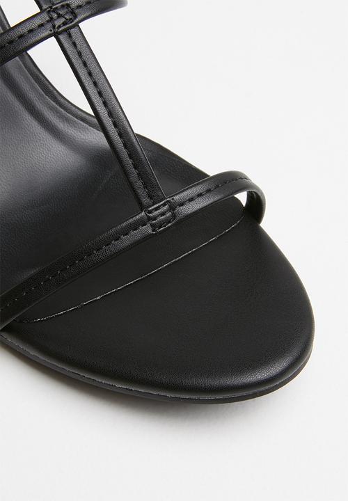 Superbalist - Gina barely there heel - black