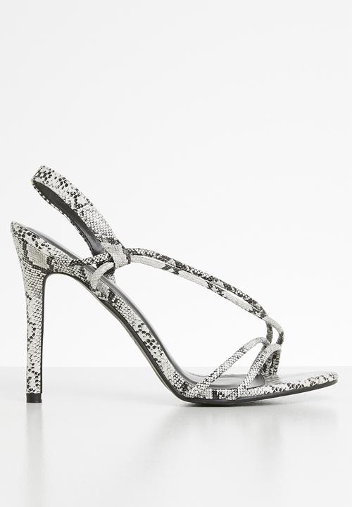 Superbalist - Tamara heel - black & white 