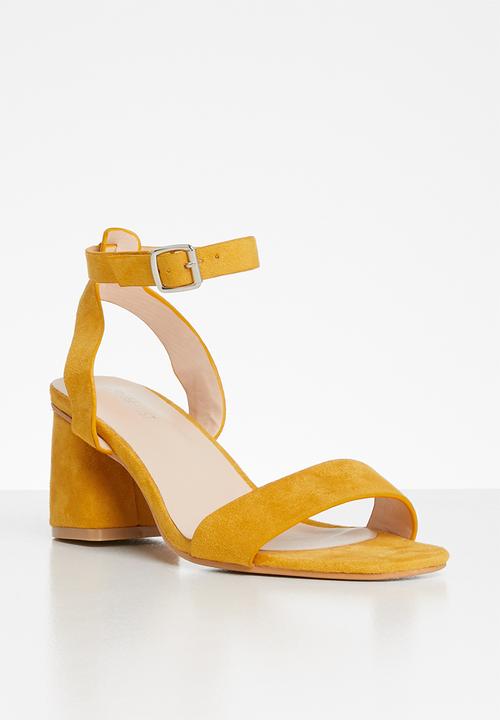 Superbalist - Melissa block heel - yellow