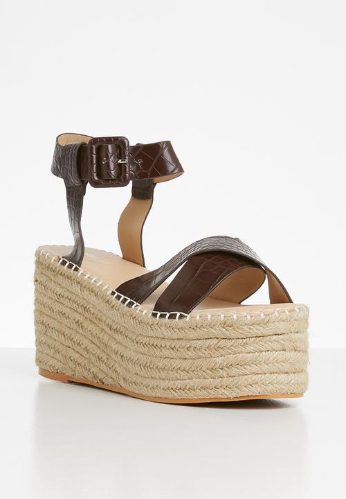 Superbalist - Shaani espadrille flatform - brown