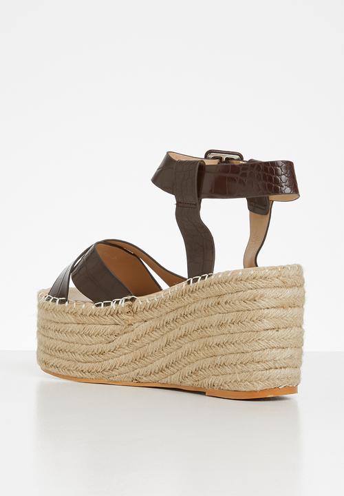 Superbalist - Shaani espadrille flatform - brown