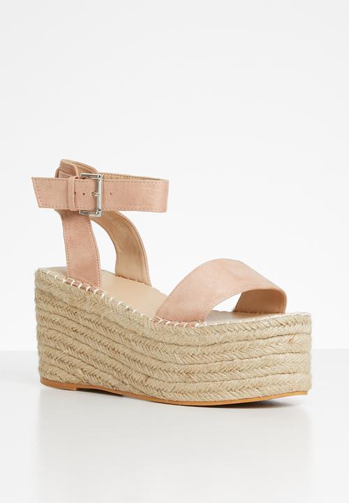 Superbalist - Camila espadrille flatform - pink