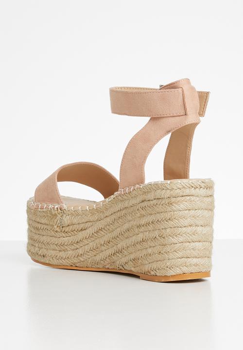 Superbalist - Camila espadrille flatform - pink