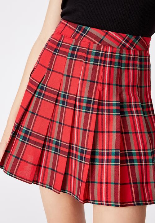 Factorie - Pleated skirt - red