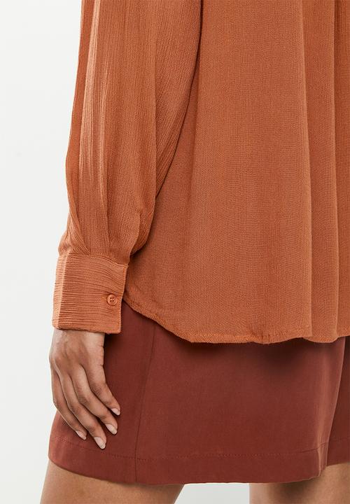 Missguided - Safari shirt - brown