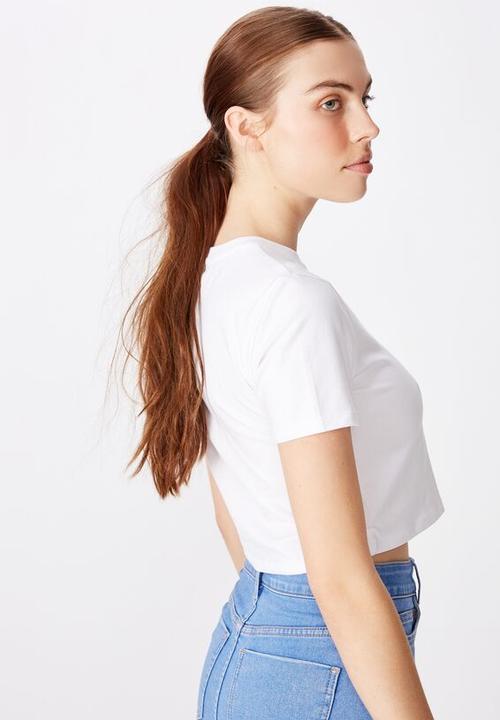 Factorie - Fitted graphic T-shirt - white