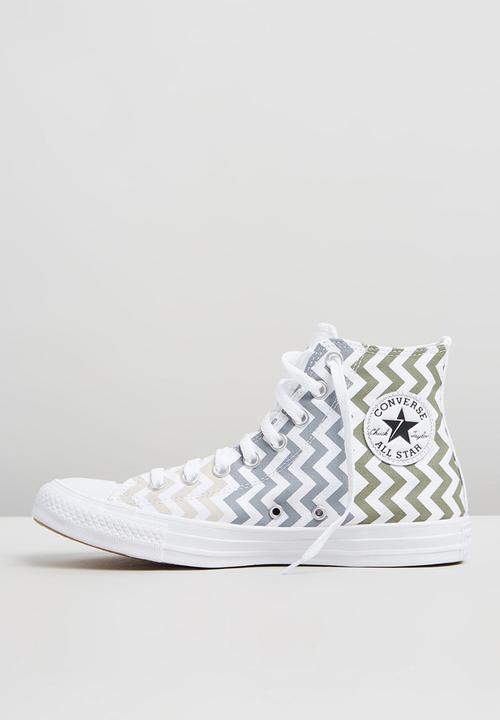 Converse - Chuck Taylor VLTG Chevron All Star Hi - white / field surplus /papyrus