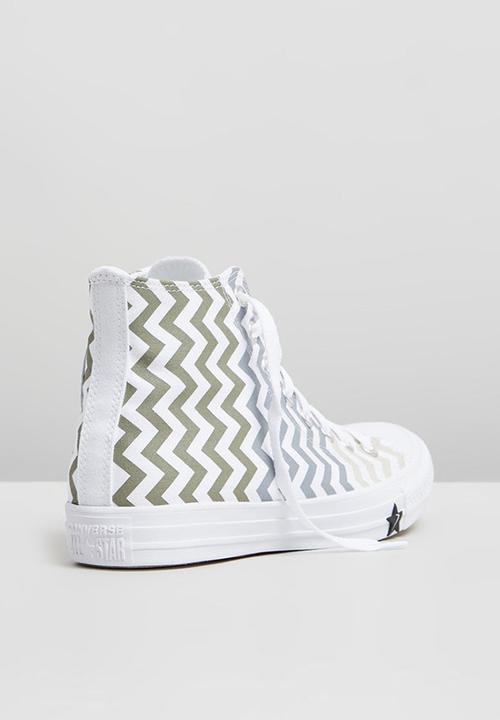Converse - Chuck Taylor VLTG Chevron All Star Hi - white / field surplus /papyrus