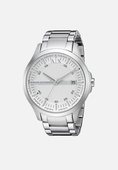 Armani Exchange - Analog watch 0 jwl ss metal bracelet - silver