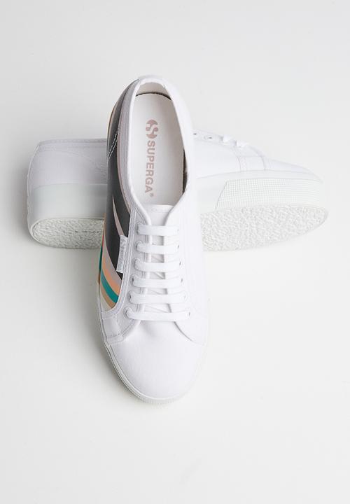 SUPERGA - Superga 2730 cotu swallow print - white pink smoke multi