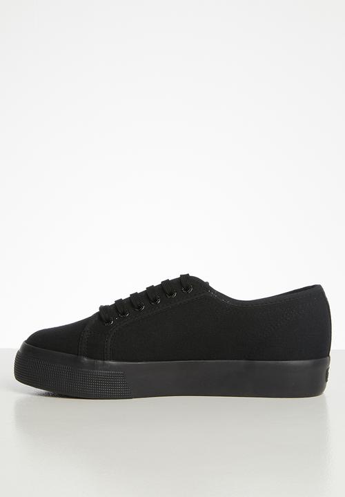 SUPERGA - Superga 2730 cotu swallow print - black/orange