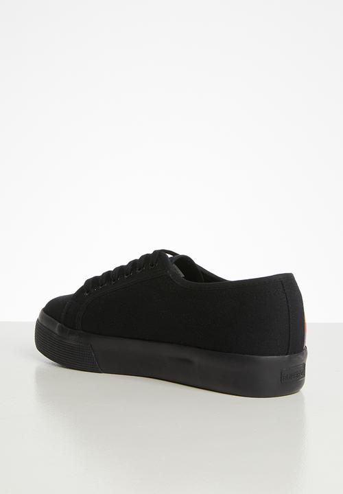 SUPERGA - Superga 2730 cotu swallow print - black/orange