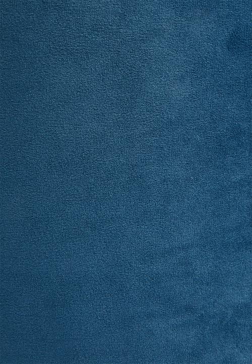 Sixth Floor - Velvet barrel lampshade - blue