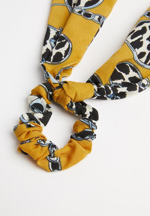 Superbalist - Bowknot scrunchie - yellow