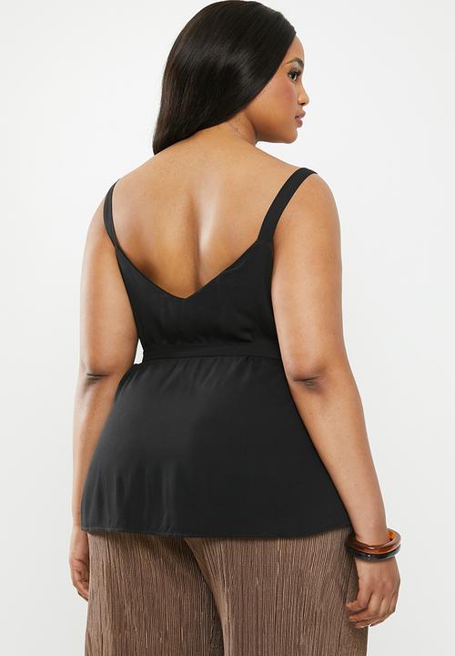 Superbalist - Ring detail cami - black