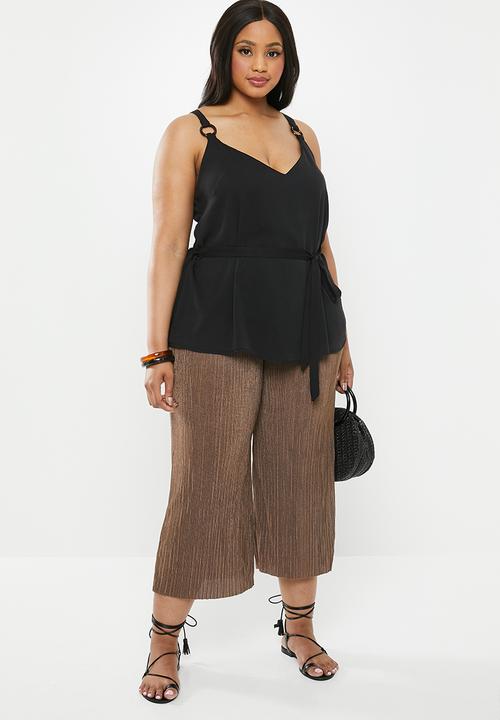 Superbalist - Ring detail cami - black
