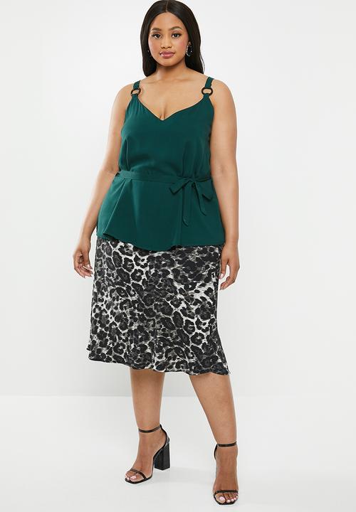 Superbalist - Ring detail cami - green