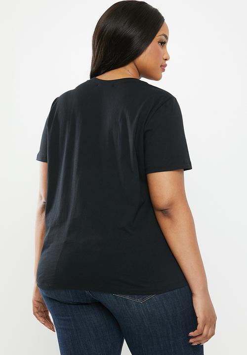 Superbalist - 2 Pack scoop neck tee - black & white