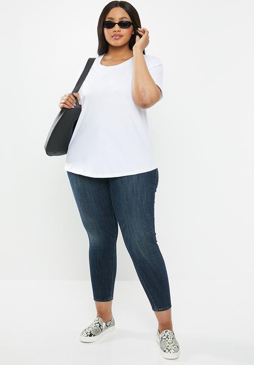Superbalist - 2 Pack scoop neck tee - black & white