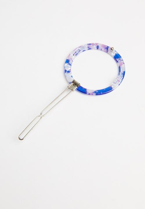 Superbalist - Round hair slide - purple & pink