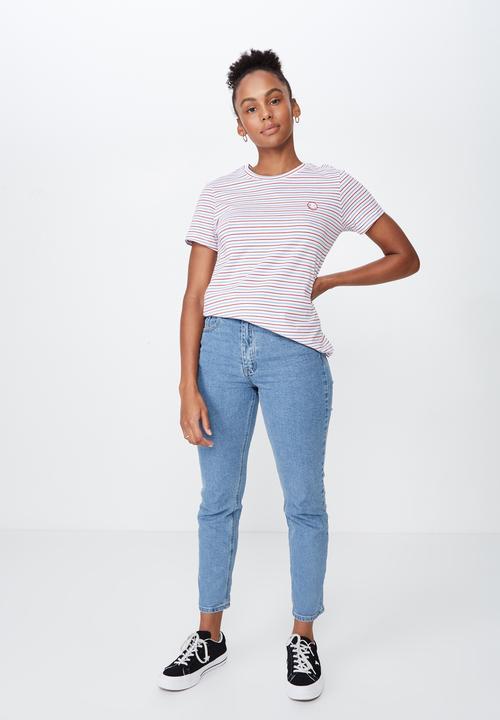 Factorie - Basic graphic T-shirt embroidery - multi