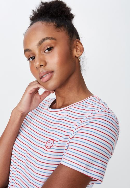 Factorie - Basic graphic T-shirt embroidery - multi