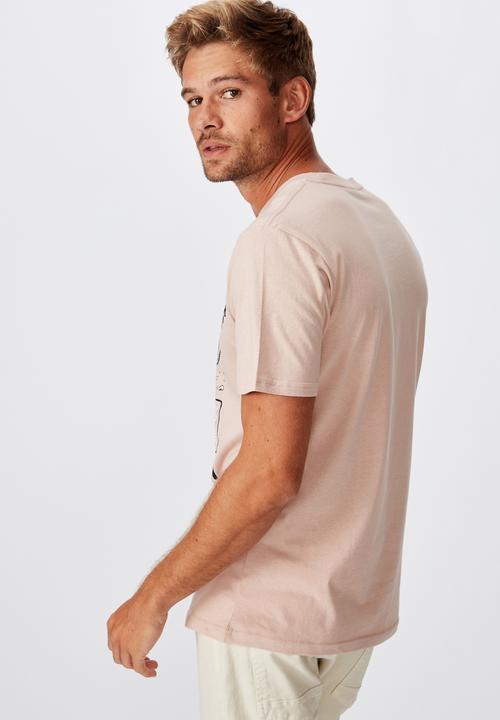 Cotton On - Ginza tribe Tbar art T-shirt - pink