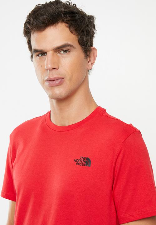 The North Face - Short sleeve simple dome tee - red