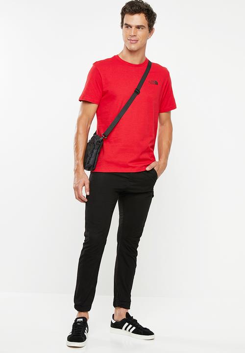 The North Face - Short sleeve simple dome tee - red