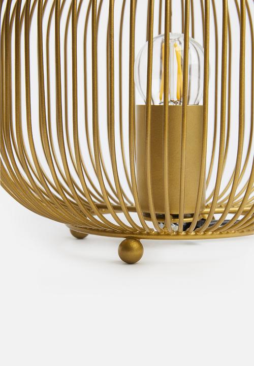 SF Collection - Cage table lamp - gold