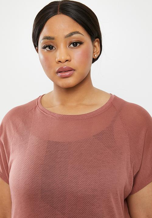 Reebok - Curve bo tee - pink