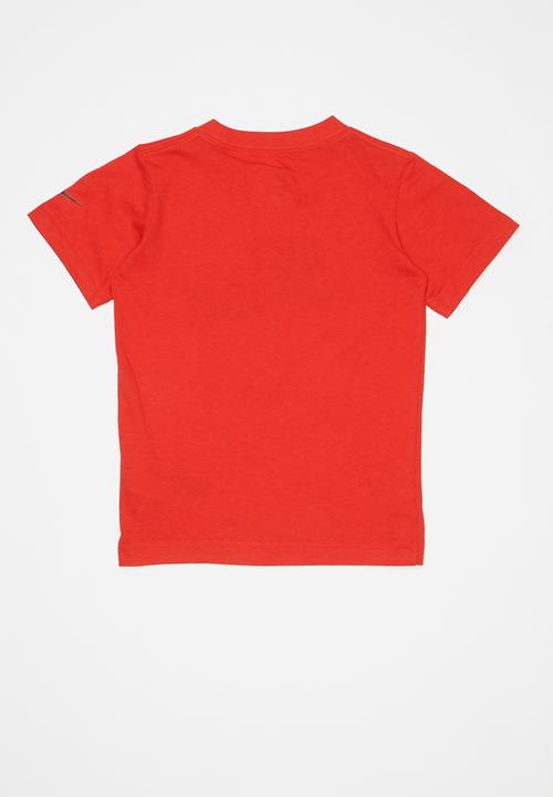 Nike - Nike boys just do it/swoosh split bolt - red 