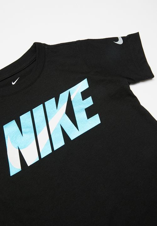 Nike - Nike block short sleeve swoosh tee - black
