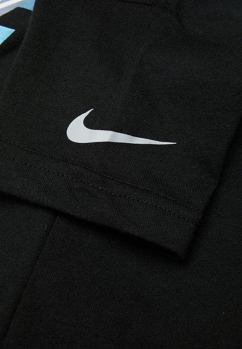 Nike - Nike block short sleeve swoosh tee - black