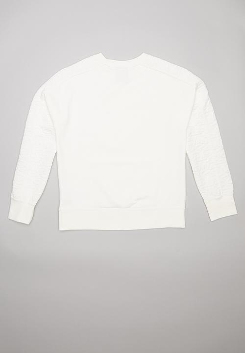 Nike - Girls Nike Air fleece top - cream 