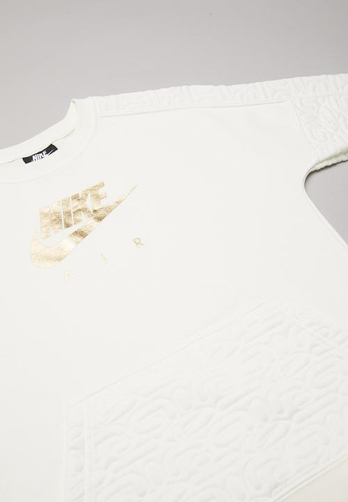 Nike - Girls Nike Air fleece top - cream 