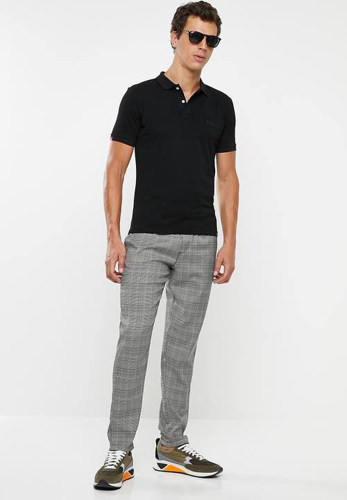 Superdry. - Classic micro pique polo - black
