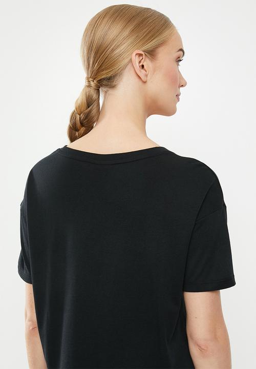 New Balance  - In bloom tee - black