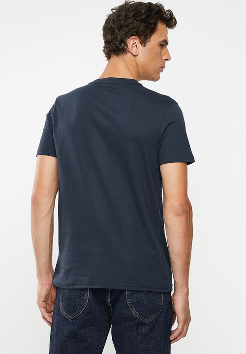 Lee  - Mid chest logo tee - navy