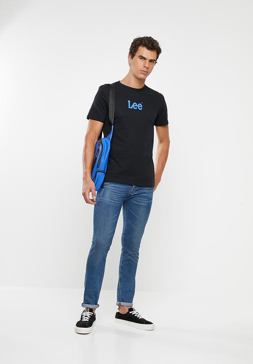 Lee  - Mid chest logo tee - black