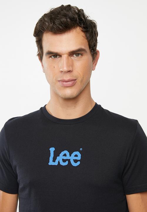 Lee  - Mid chest logo tee - black