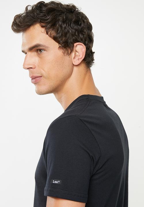 Lee  - Mid chest logo tee - black