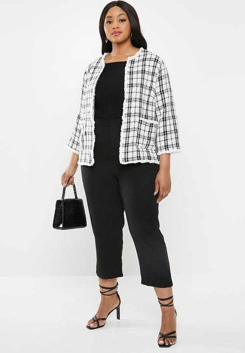 Carmakoma - Laura jacket - white & black