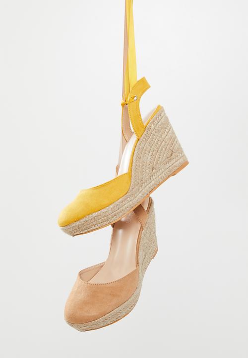 Superbalist - Molly espadrille wedge - yellow