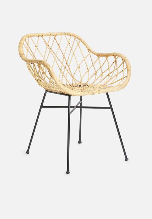 Sixth Floor - Rattan armchair - natural