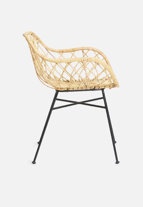 Sixth Floor - Rattan armchair - natural