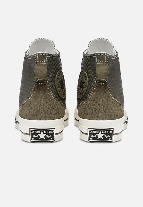 Converse - Chuck 70 VLTG Leather Overlay Hi Utility - green / field surplus