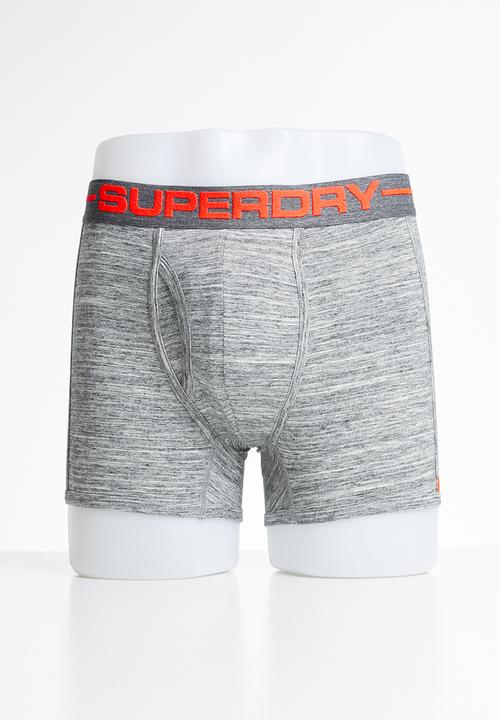 Superdry. - Sport 2 pack boxers - grey & red